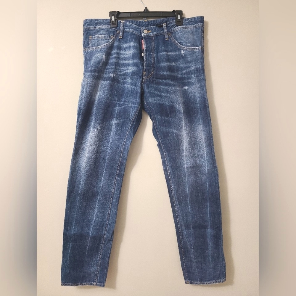 🇨🇦 DSQUARED2 Canadian Heritage Cool Guy Jeans - 40" Waist, Blue